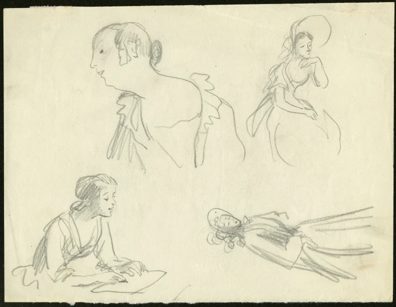 Obrázek Studie k ilustracím - Malá Dorritka