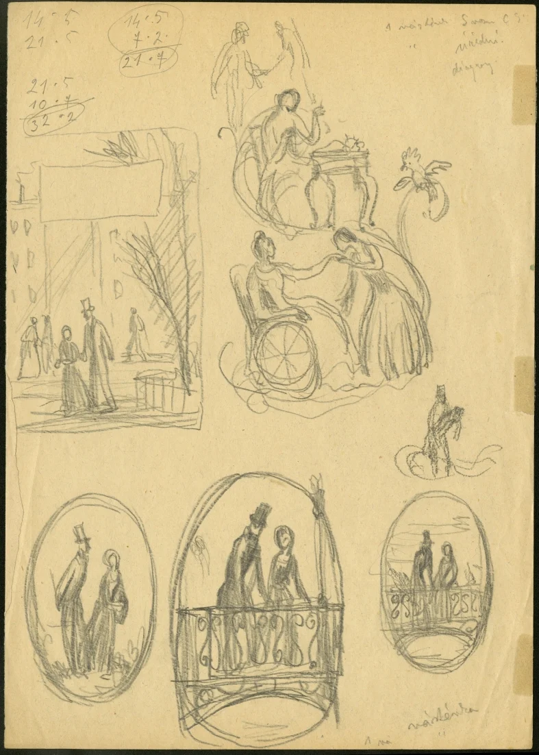 Obrázek Studie k ilustracím - Malá Dorritka