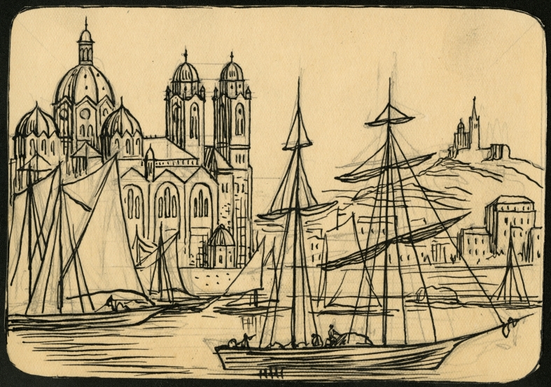 Náhledový obrázek Studie k ilustraci - Malá Dorritka - 1