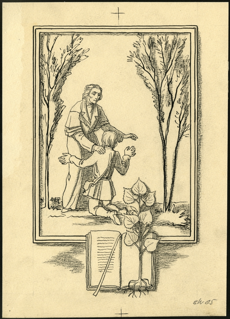 Náhledový obrázek Ilustrace - Za ranních červánků - 1