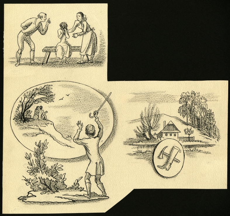 Náhledový obrázek Ilustrace - Za ranních červánků - 1