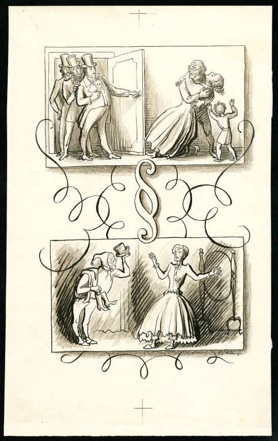 Obrázek Ilustrace - Kronika Pickwickova klubu