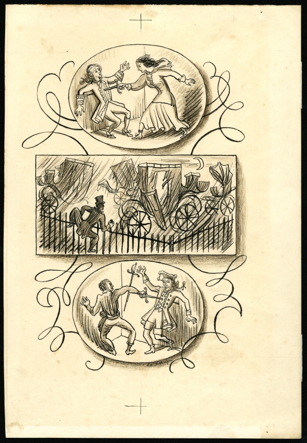 Náhledový obrázek Ilustrace - Kronika Pickwickova klubu - 1