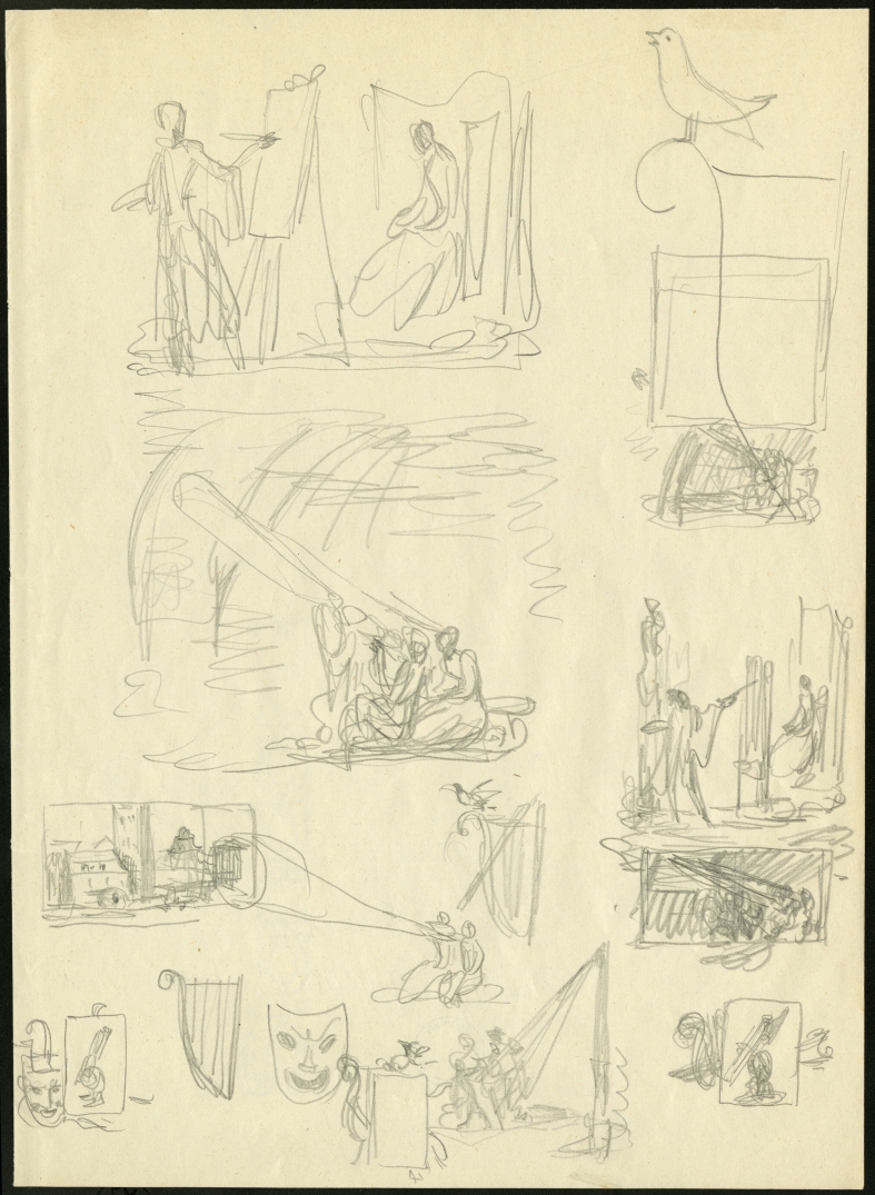 Náhledový obrázek Studie k ilustracím - Turbina - 1
