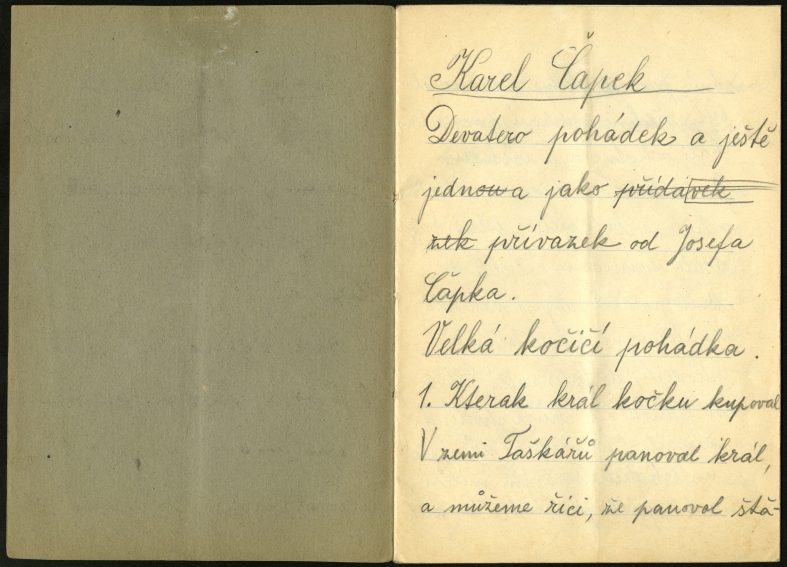 Náhledový obrázek Skicář se studiemi k ilustracím - Lovcovy zápisky - 2
