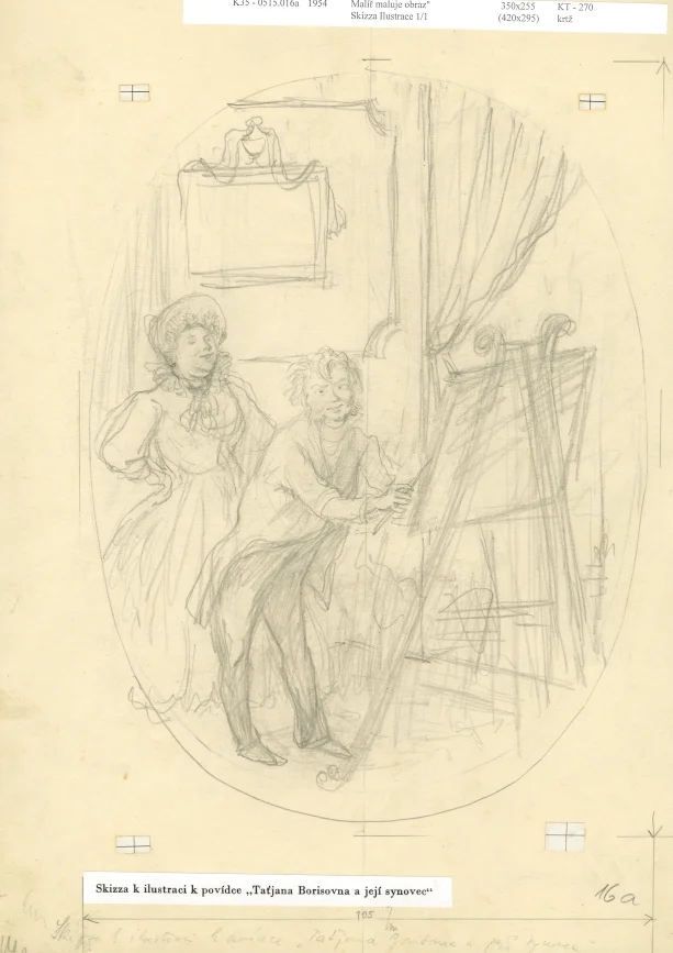 Obrázek Studie k ilustraci - Lovcovy zápisky