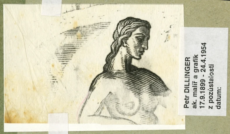 Obrázek Nátisk ilustrace pro časopis Hollar