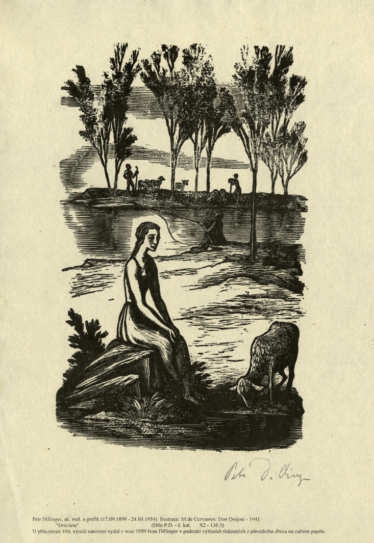 Náhledový obrázek Ilustrace z cyklu Don Quijote - 1
