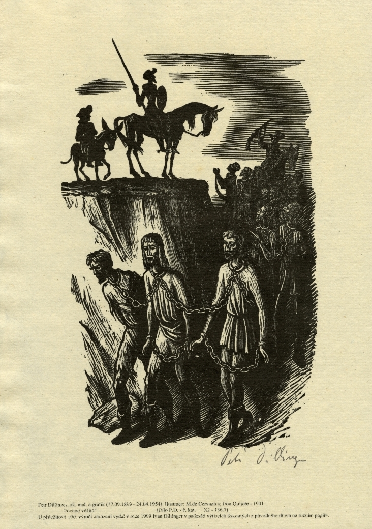 Náhledový obrázek Ilustrace z cyklu Don Quijote - 1