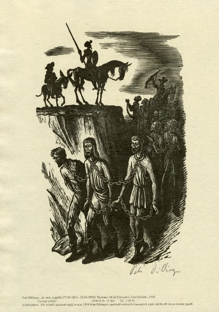 Obrázek Ilustrace z cyklu Don Quijote