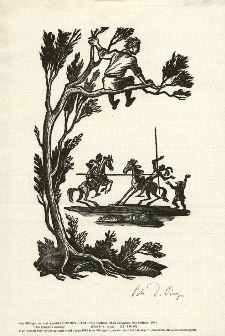 Náhledový obrázek Ilustrace z cyklu Don Quijote - 1