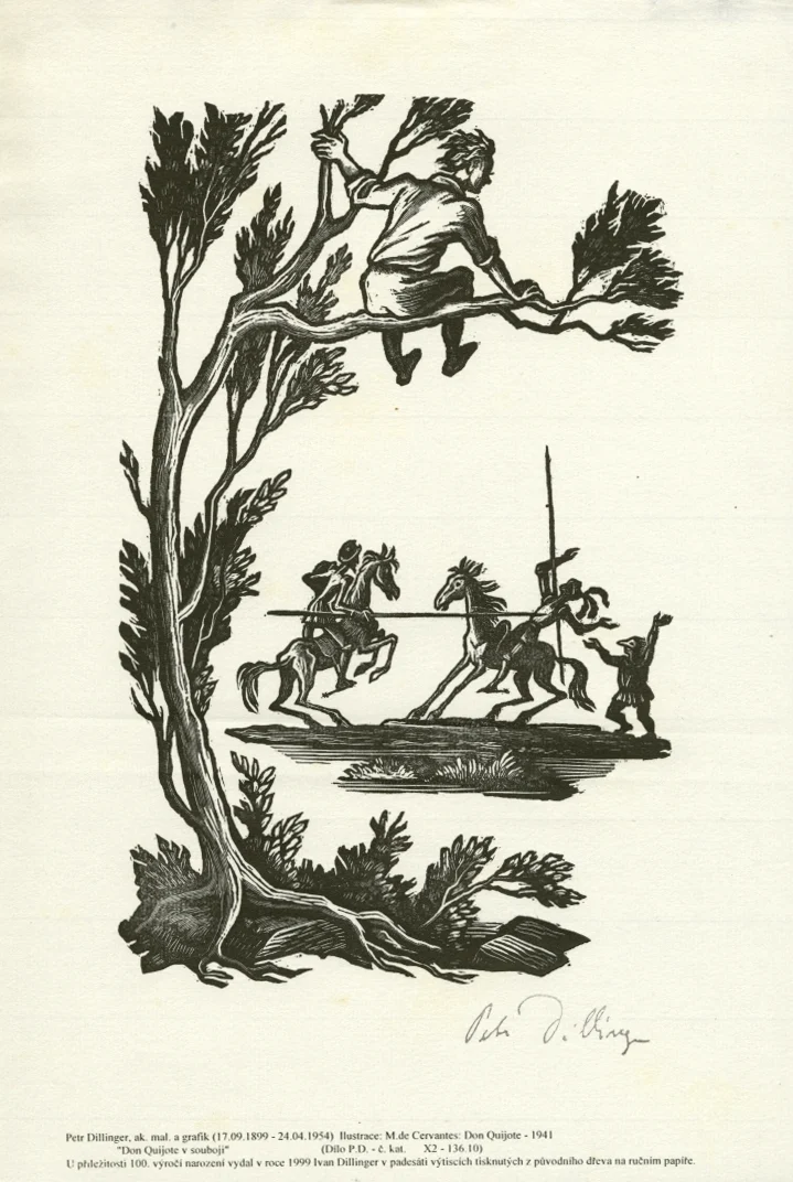 Obrázek Ilustrace z cyklu Don Quijote