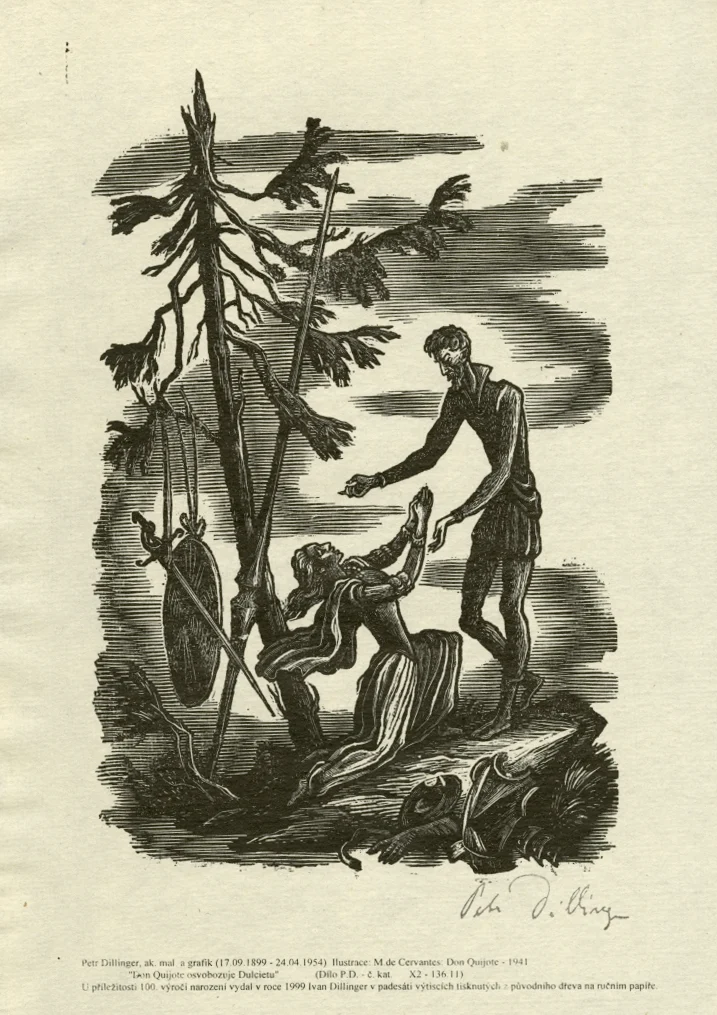 Obrázek Ilustrace z cyklu Don Quijote