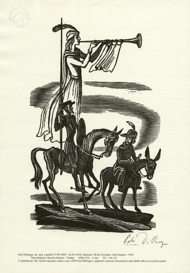 Náhledový obrázek Ilustrace z cyklu Don Quijote - 1
