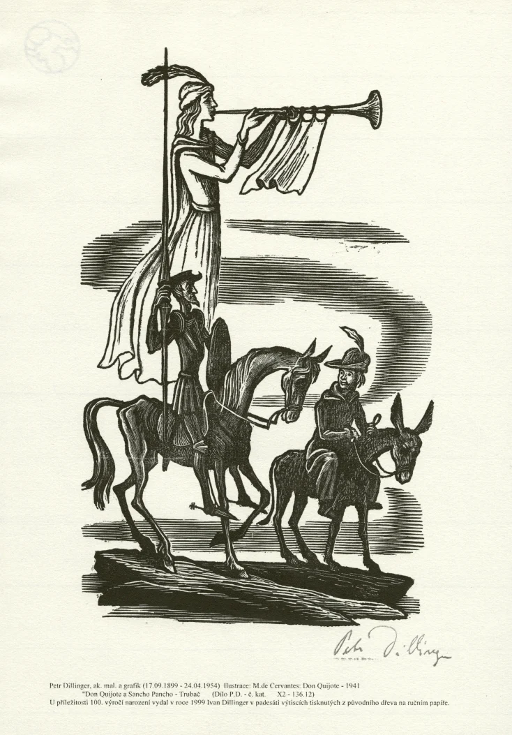 Obrázek Ilustrace z cyklu Don Quijote