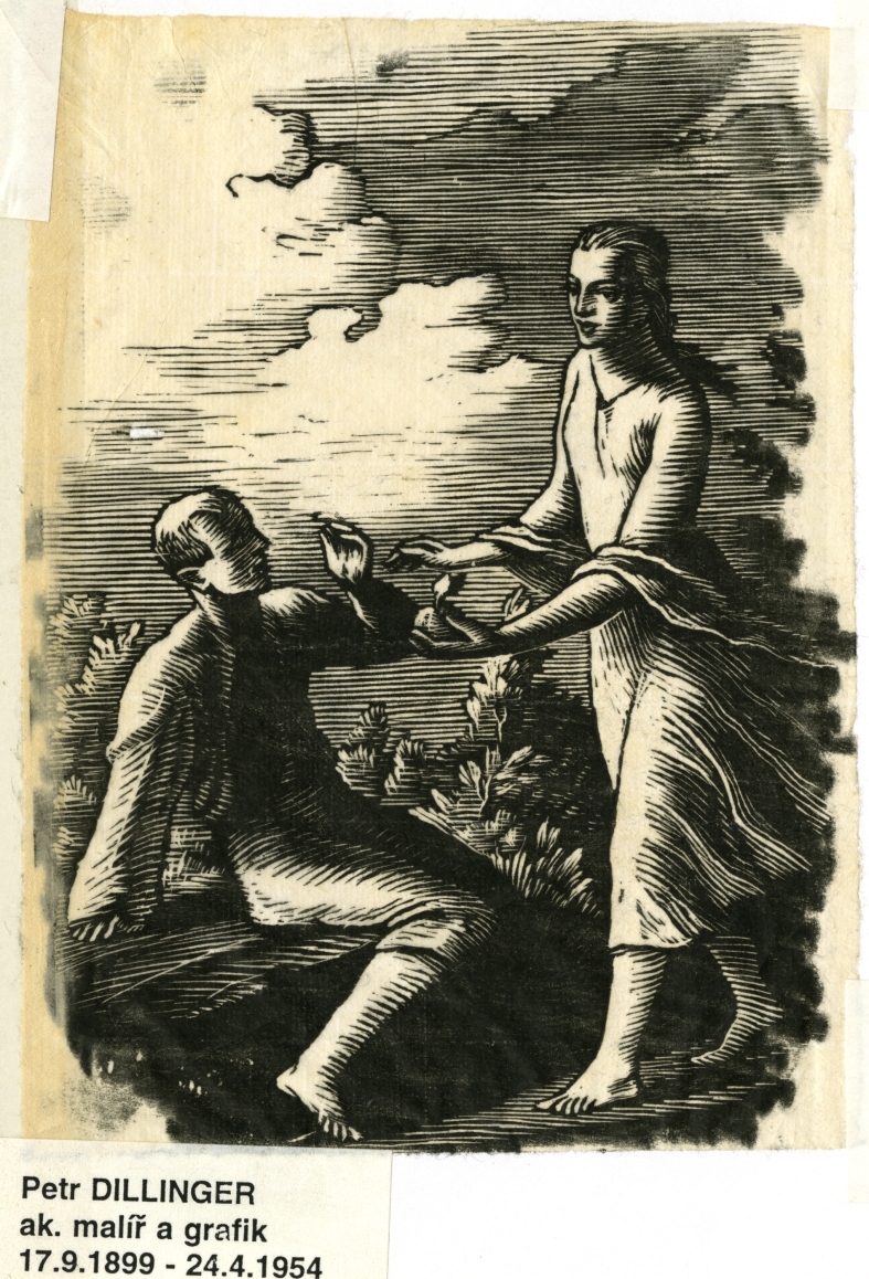 Náhledový obrázek Nátisk ilustrace - Jezinky - 1