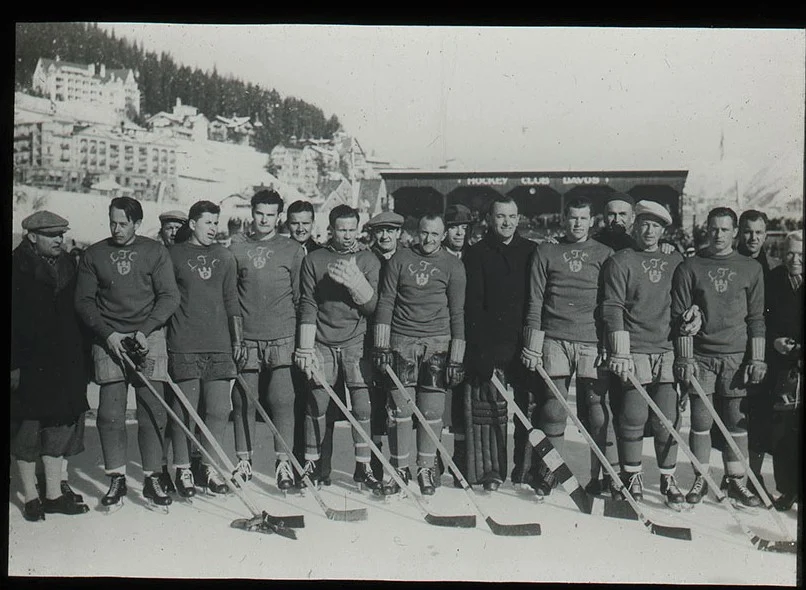 Obrázek Spenglerův pohár. Davos 1935