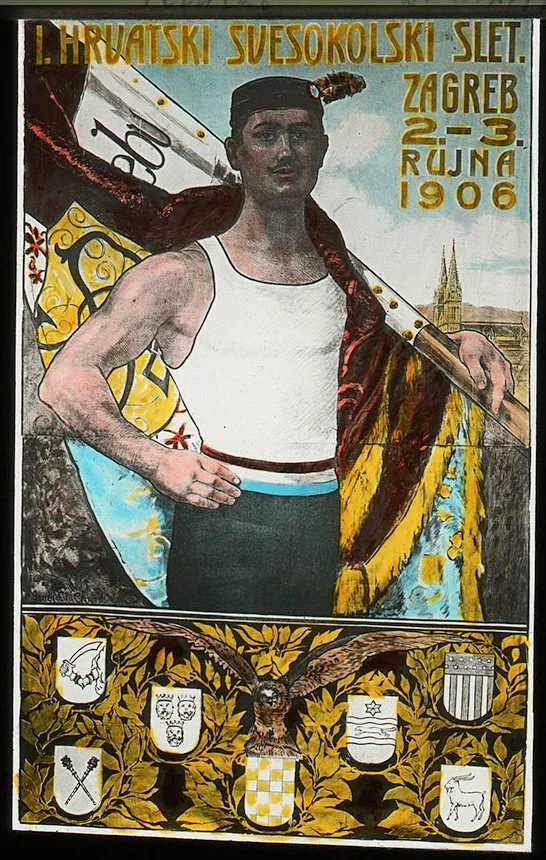Náhledový obrázek předmětu Sokolský slet v Záhřebu 1906
