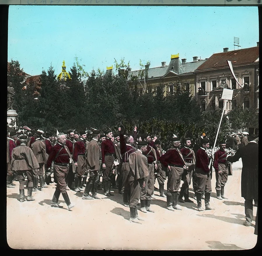 Obrázek Sokolský slet v Záhřebu 1906