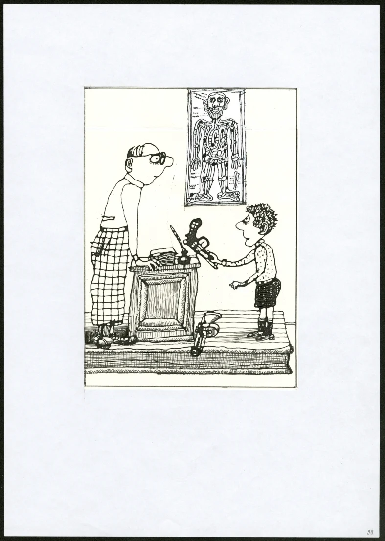 Obrázek Nepoužitá ilustrace - Dobrodružství tajného agenta Pankráce Tangenta
