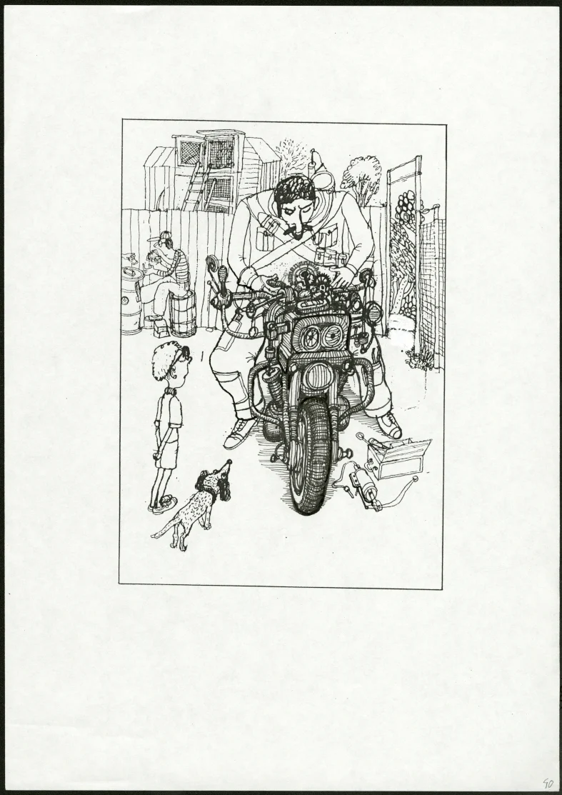 Obrázek Nepoužitá ilustrace - Dobrodružství tajného agenta Pankráce Tangenta
