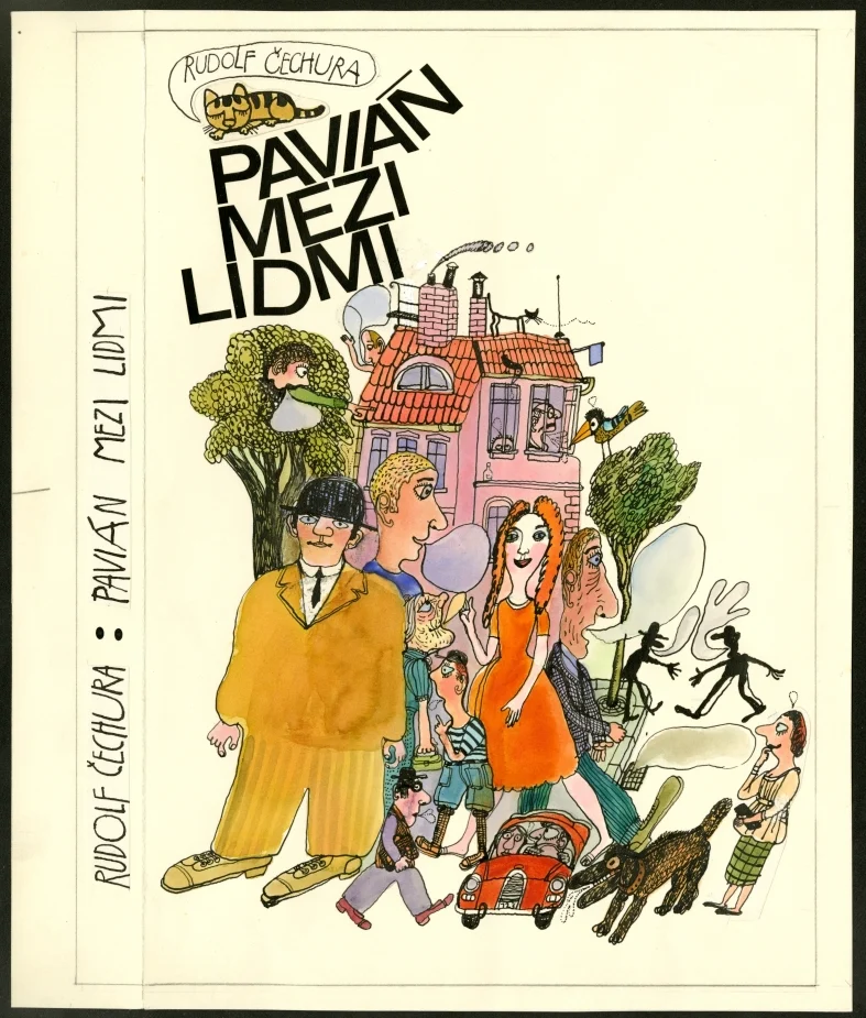 Obrázek Předloha pro přebal - Pavián mezi lidmi