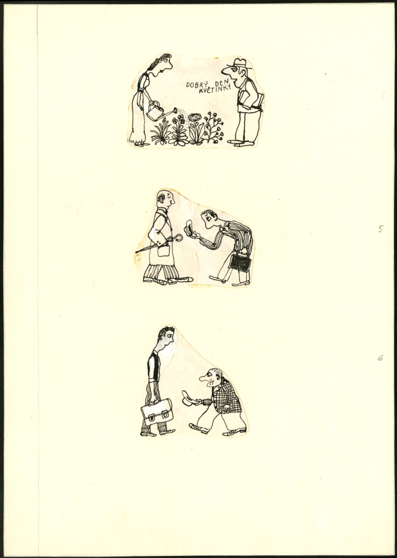 Náhledový obrázek Ilustrace - Pavián mezi lidmi - 1