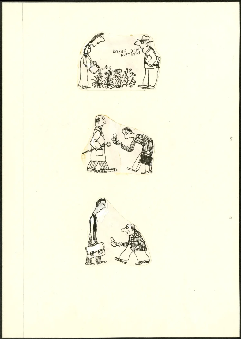 Obrázek Ilustrace - Pavián mezi lidmi