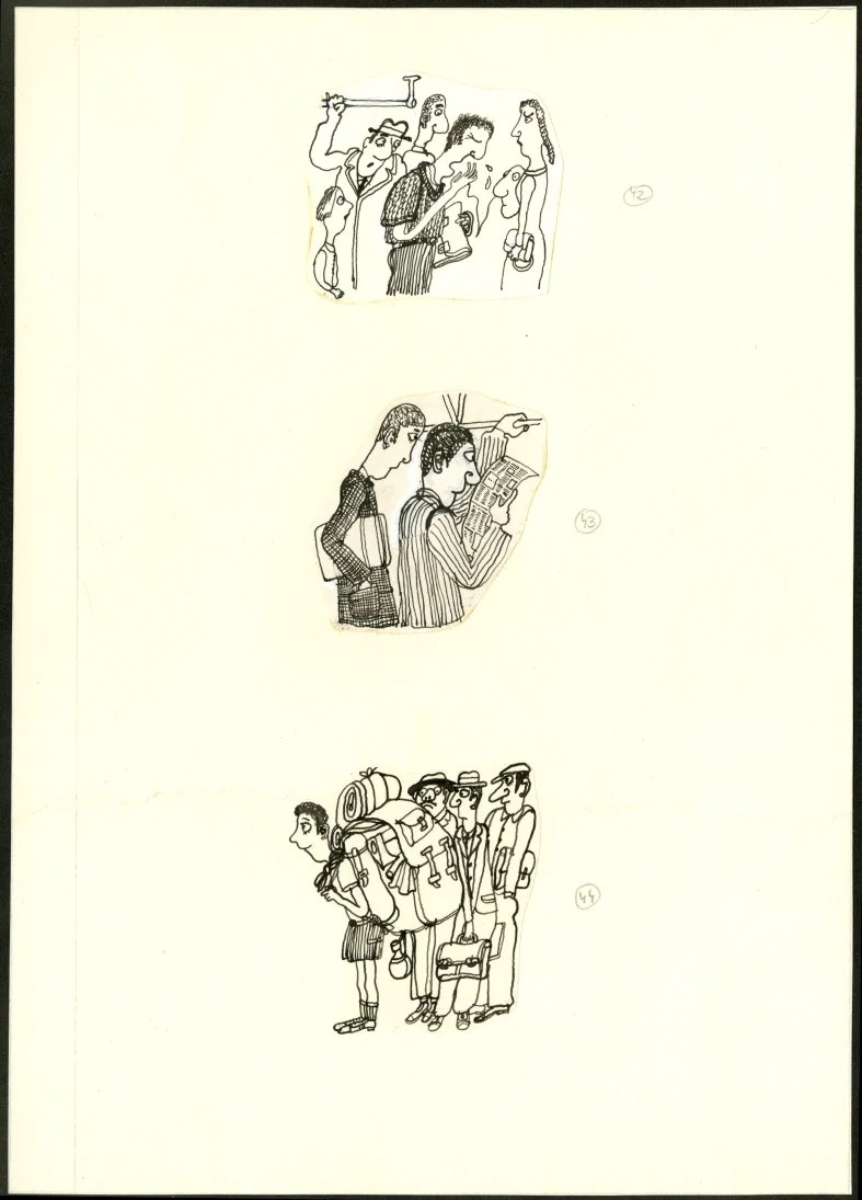 Obrázek Ilustrace - Pavián mezi lidmi