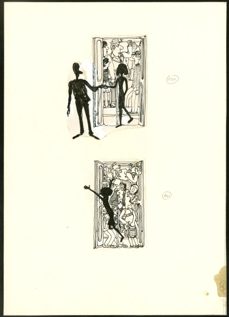 Obrázek Ilustrace - Pavián mezi lidmi