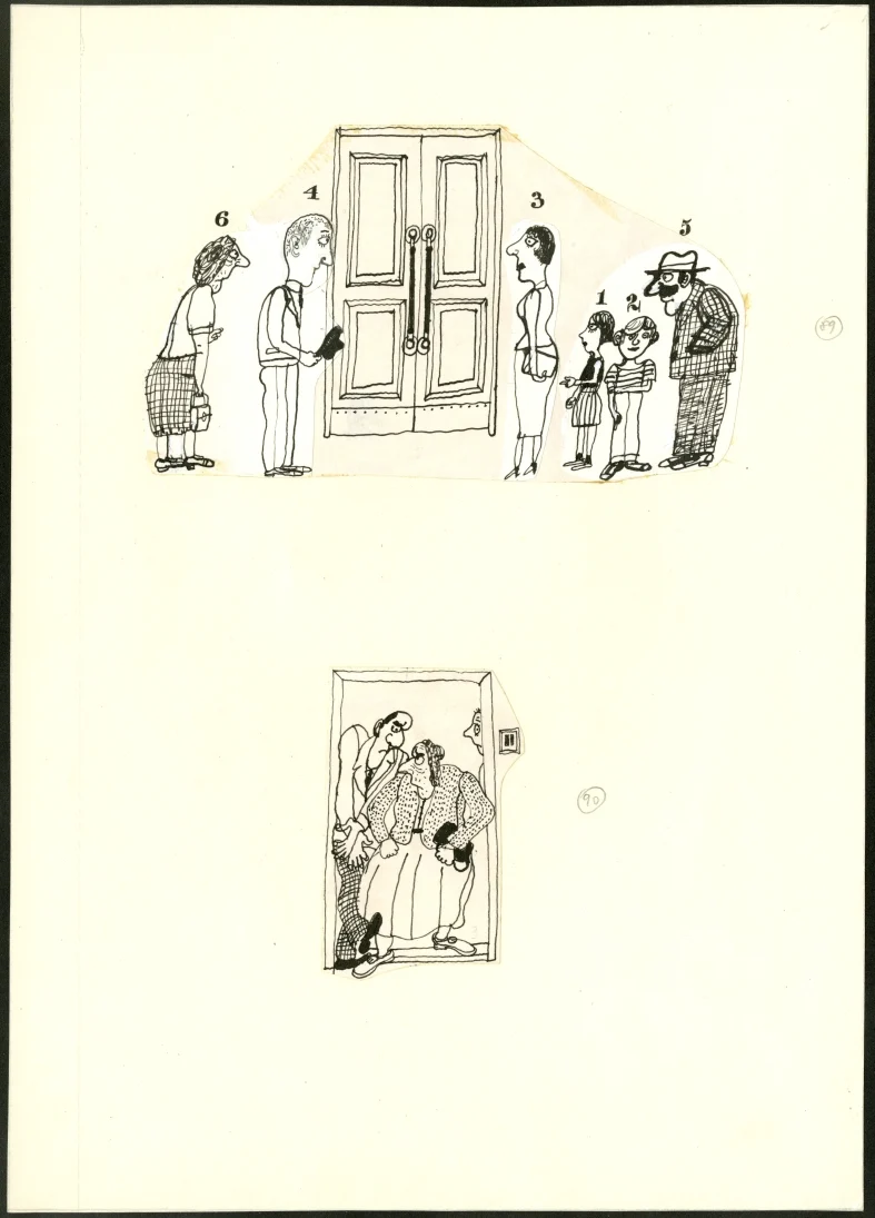 Obrázek Ilustrace - Pavián mezi lidmi