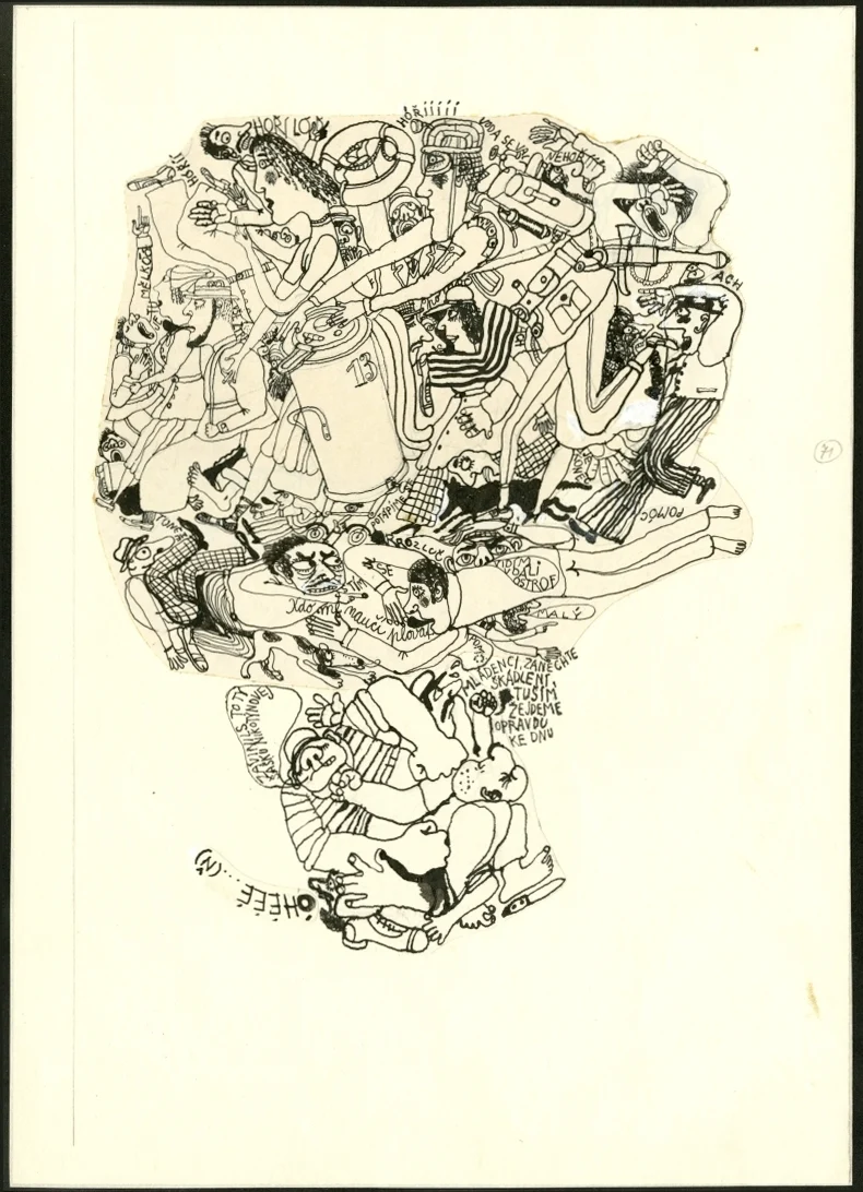 Obrázek Ilustrace - Pavián mezi lidmi
