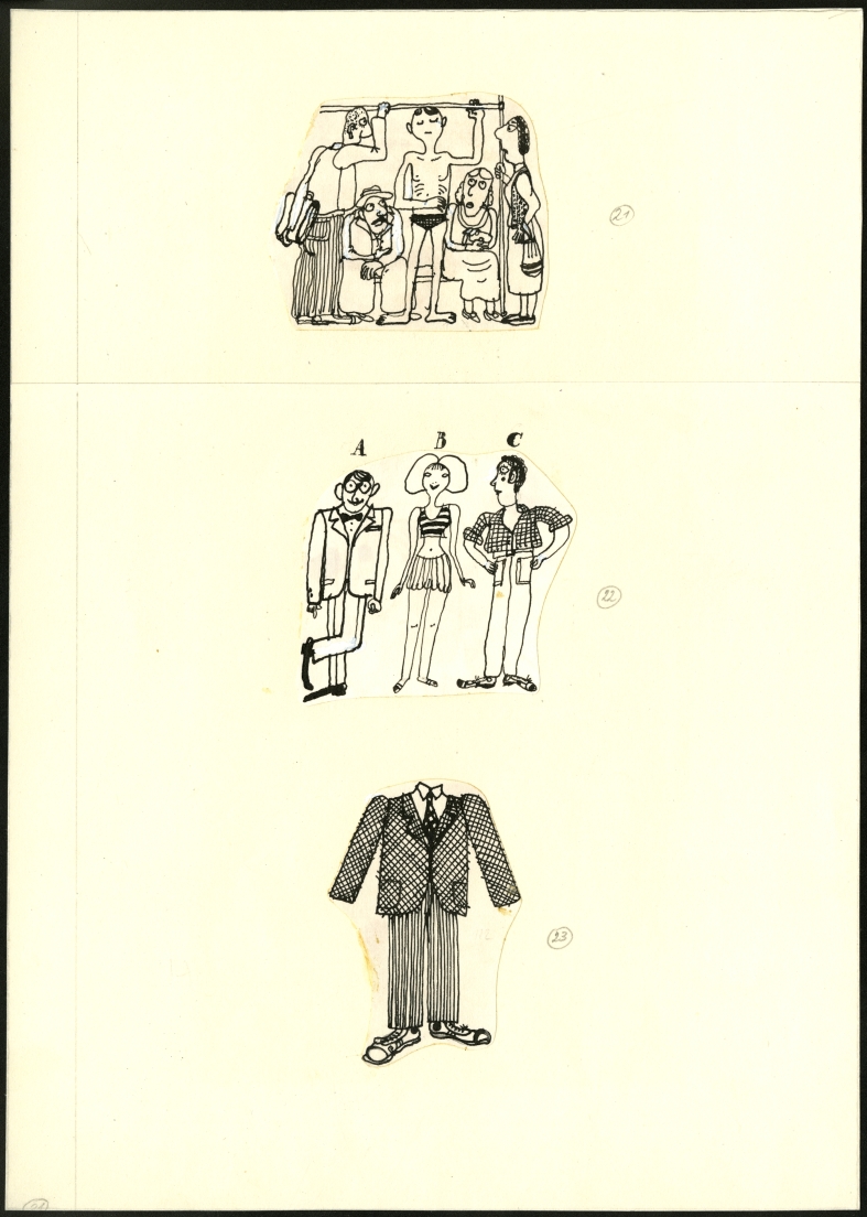 Náhledový obrázek Ilustrace - Pavián mezi lidmi - 1