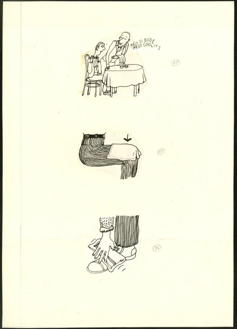 Obrázek Ilustrace - Pavián mezi lidmi