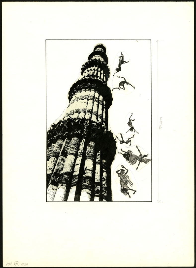 Náhledový obrázek Ilustrace - Indický hlavolam - 1