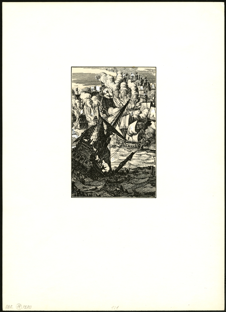 Náhledový obrázek Ilustrace - Indický hlavolam - 1