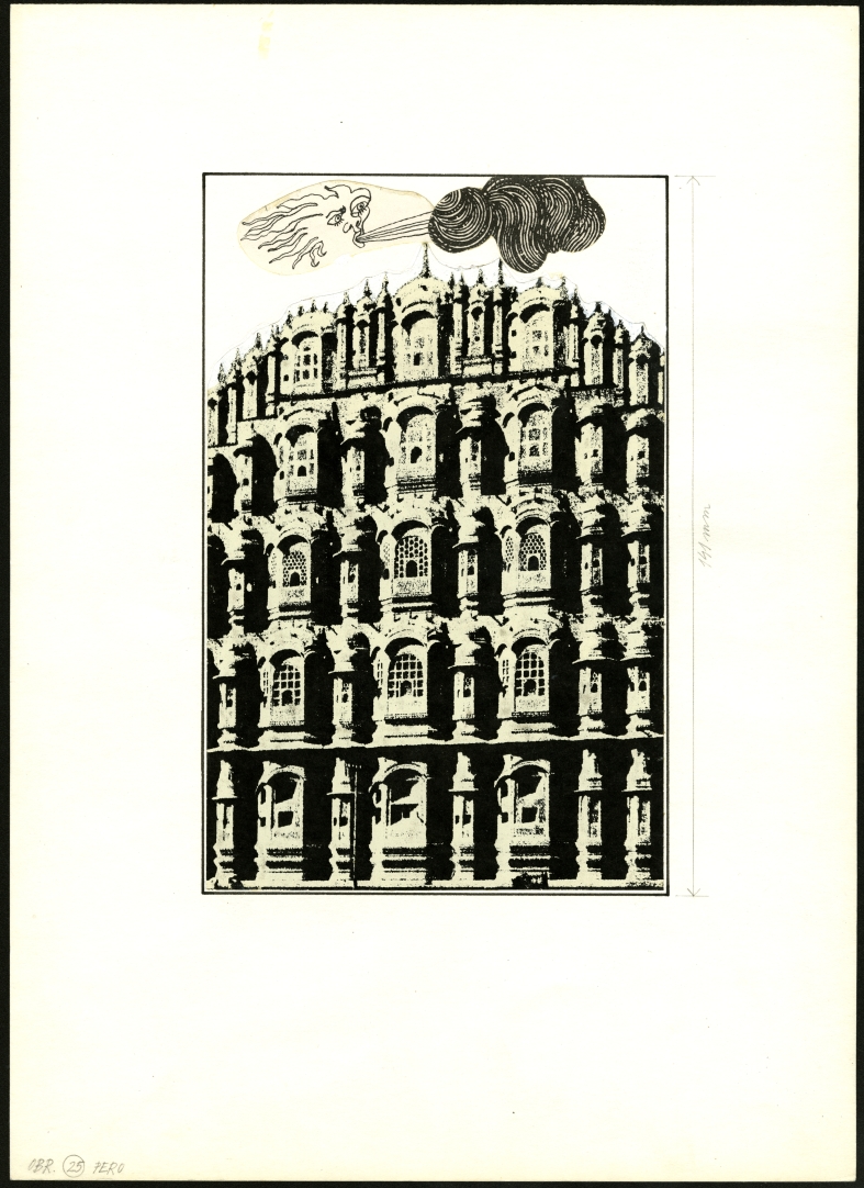 Náhledový obrázek Ilustrace - Indický hlavolam - 1