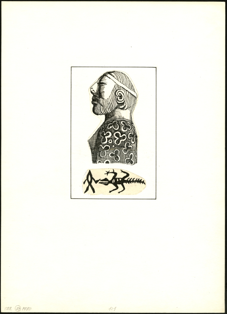 Náhledový obrázek Ilustrace - Indický hlavolam - 1