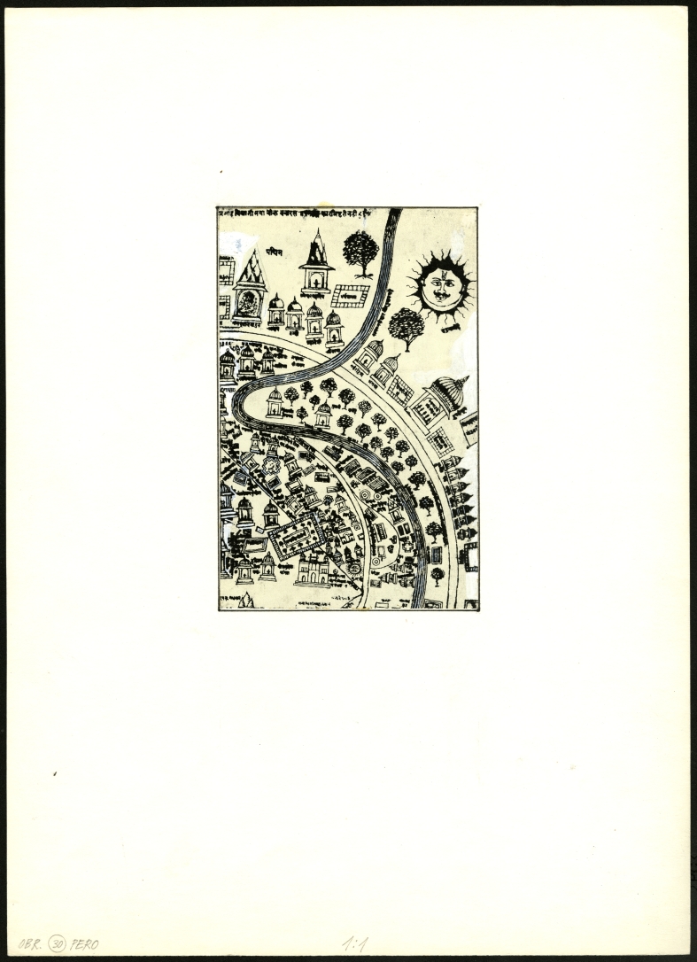 Náhledový obrázek Ilustrace - Indický hlavolam - 1