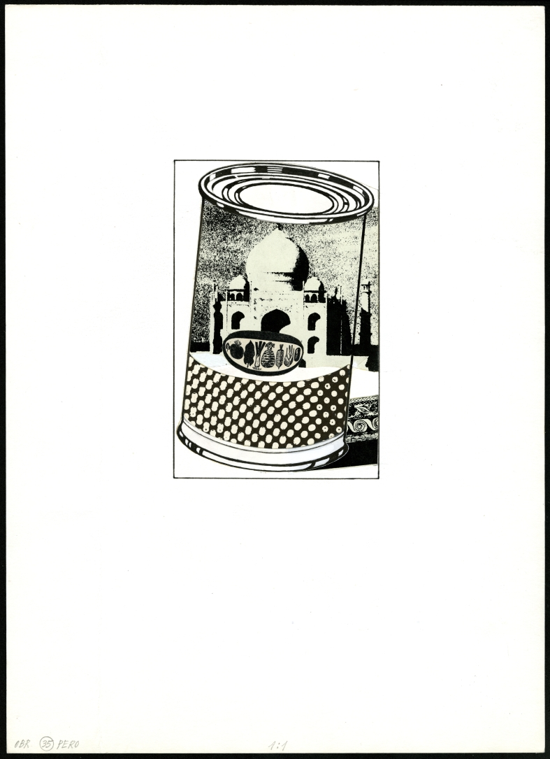 Náhledový obrázek Ilustrace - Indický hlavolam - 1