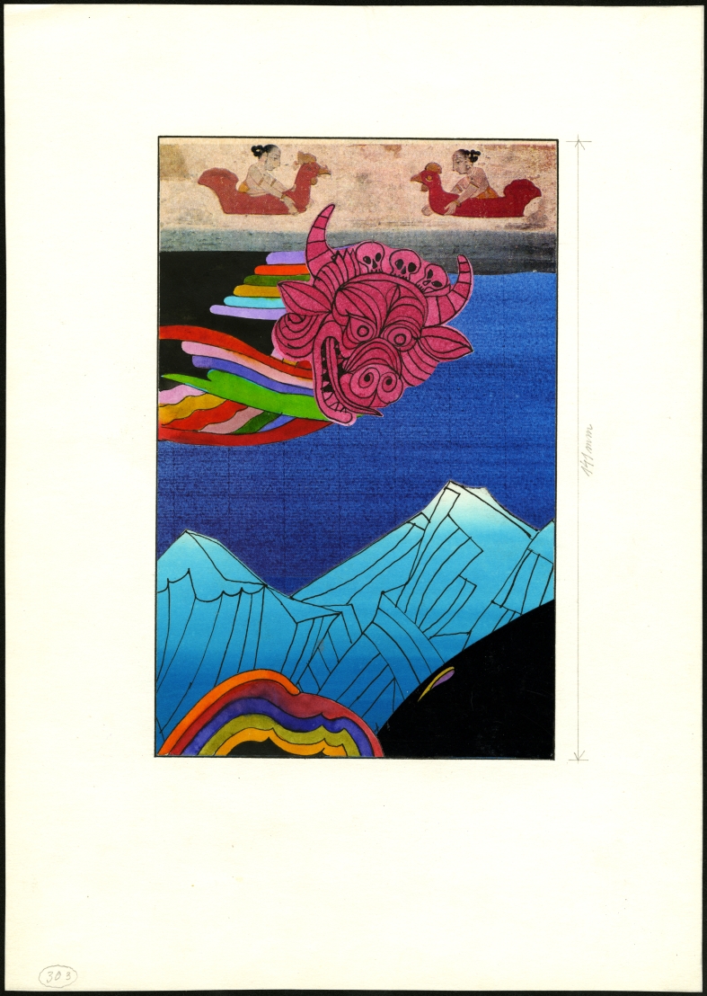 Náhledový obrázek Ilustrace - Indický hlavolam - 1