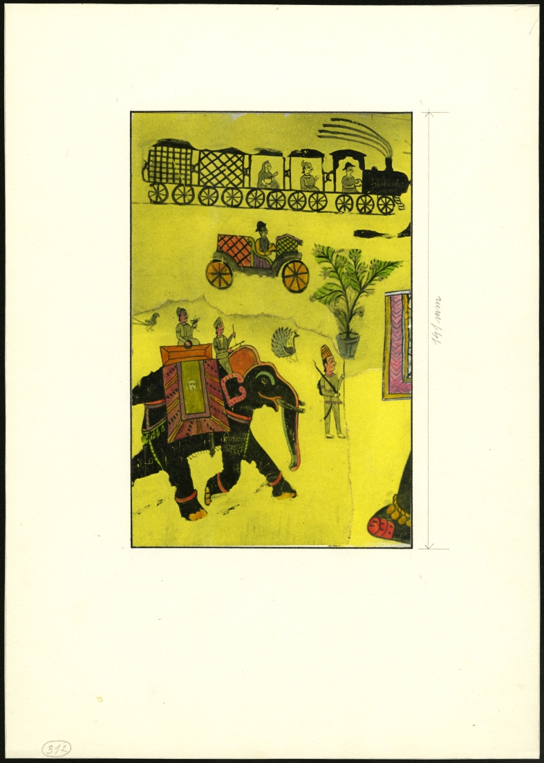Náhledový obrázek Ilustrace - Indický hlavolam - 1