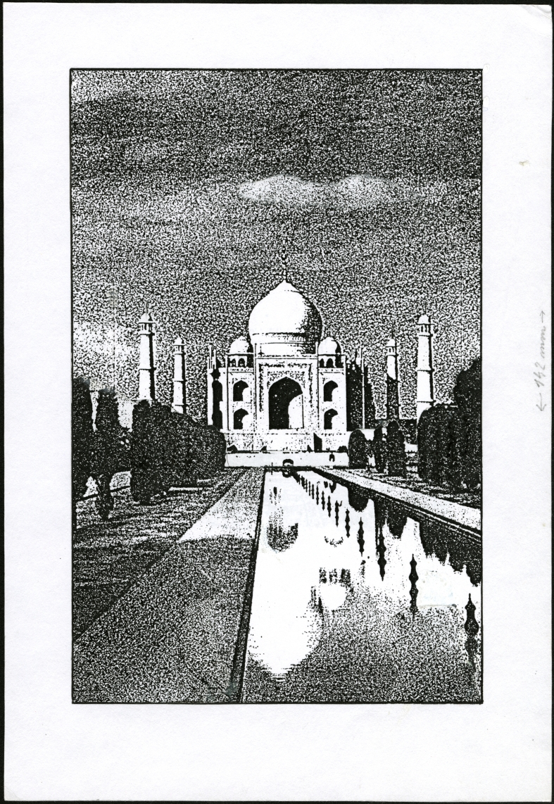 Náhledový obrázek Ilustrace - Indický hlavolam - 1