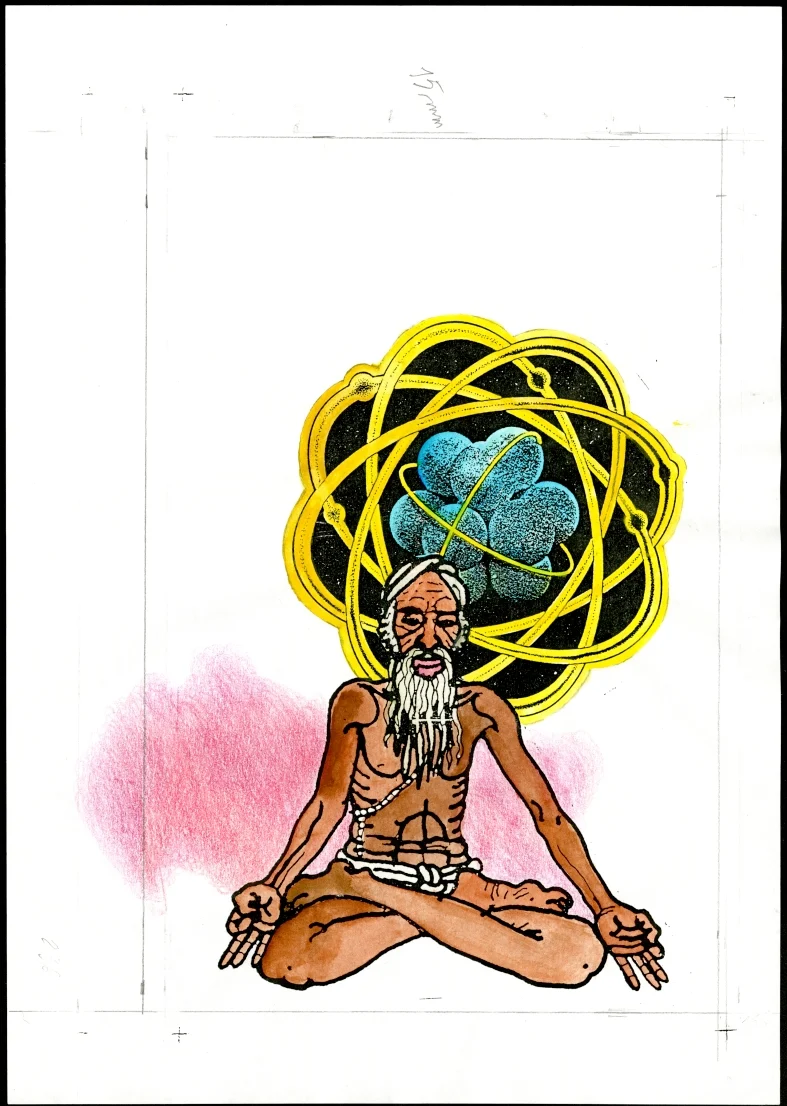 Obrázek Ilustrace pro přebal - Indický hlavolam