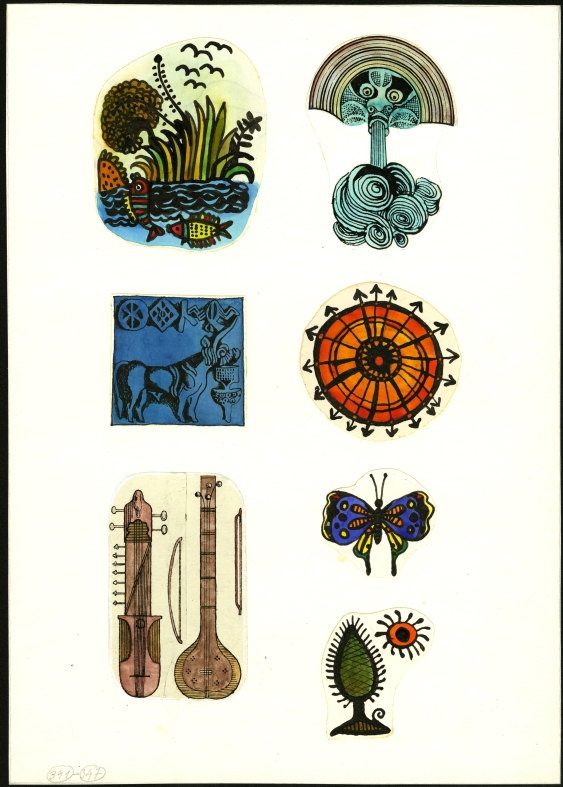 Náhledový obrázek Ilustrace - Indický hlavolam - 1