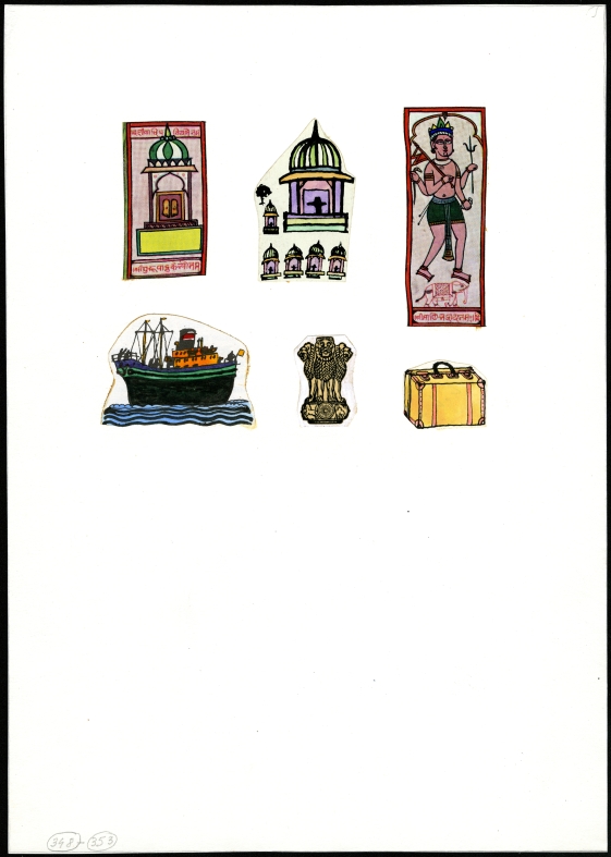 Náhledový obrázek Ilustrace - Indický hlavolam - 1