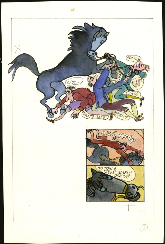 Náhledový obrázek Ilustrace - Příhody barona Prášila - 1