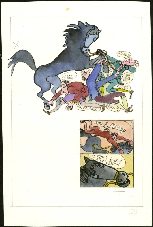 Obrázek Ilustrace - Příhody barona Prášila