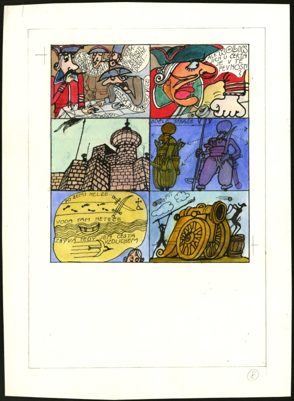Náhledový obrázek Ilustrace - Příhody barona Prášila - 1
