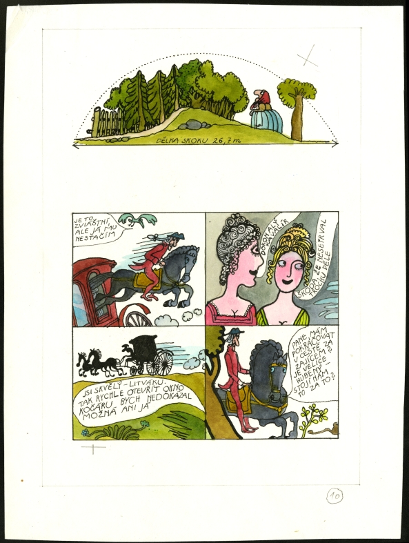 Náhledový obrázek Ilustrace - Příhody barona Prášila - 1